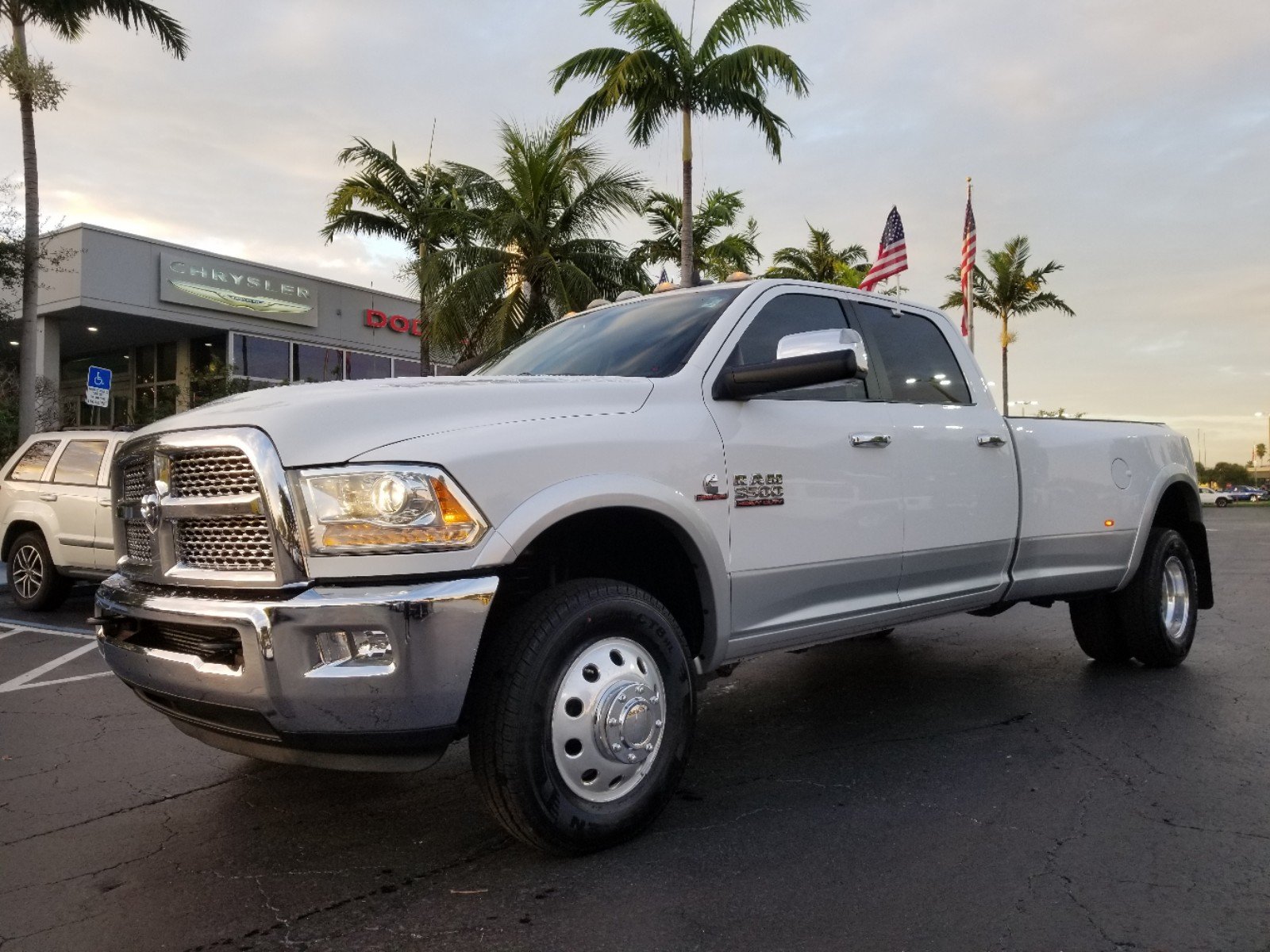 Pre Owned 2014 Ram 3500 Laramie Crew Cab Pickup In Plantation 7413q Massey Yardley Chrysler